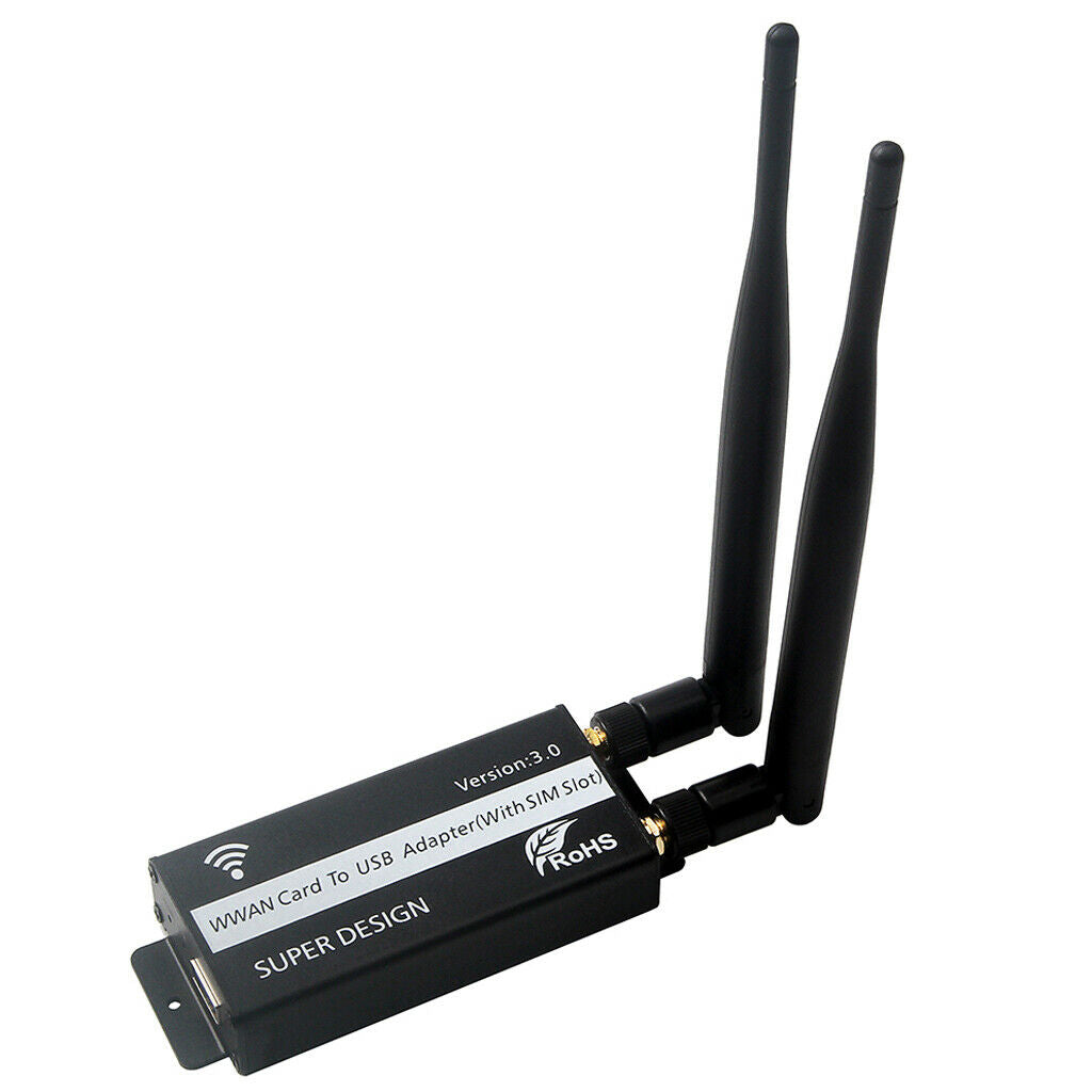 Wireless WWAN to USB 3.0 Riser SIM Card Slot LTE 3G/4G Module Adapter