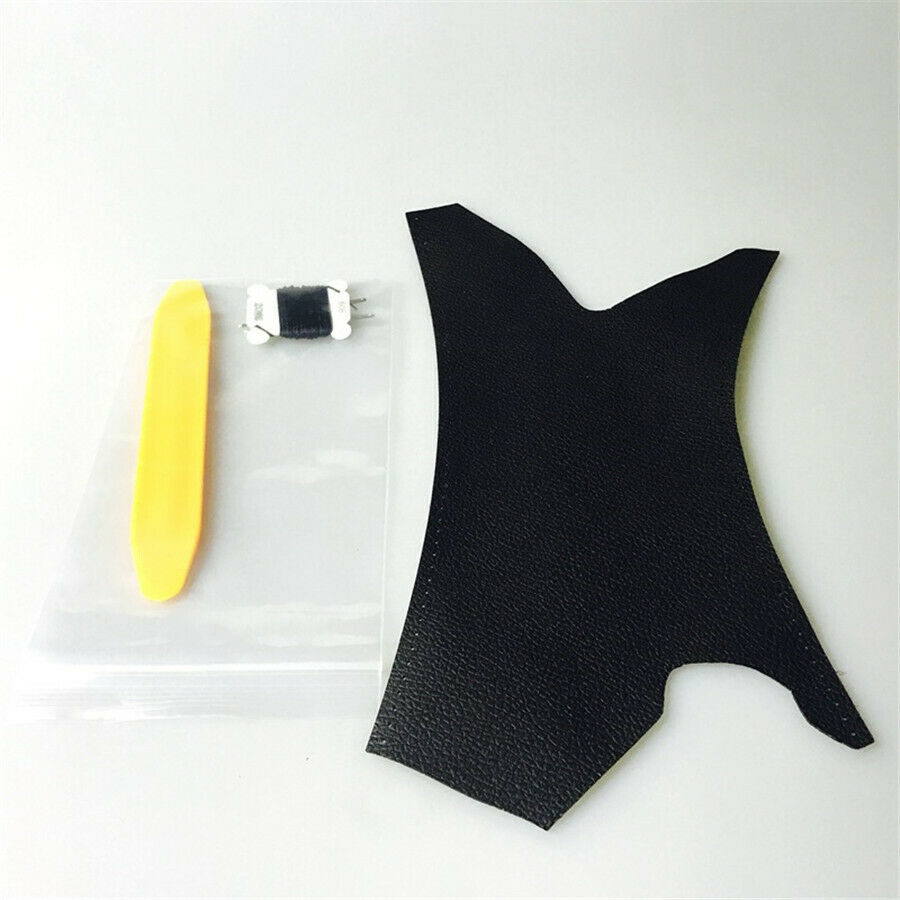 Hand Sewing Left Inner Door Handle Black Leather Cover For BMW E90 E91 E93 05-12