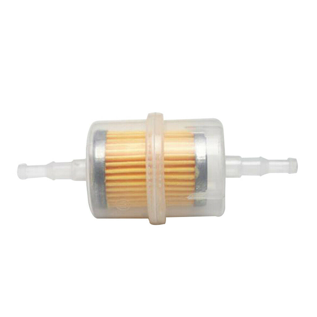 2x 6mm / 8mm Motorcycle Fuel Filter with Plastic Material