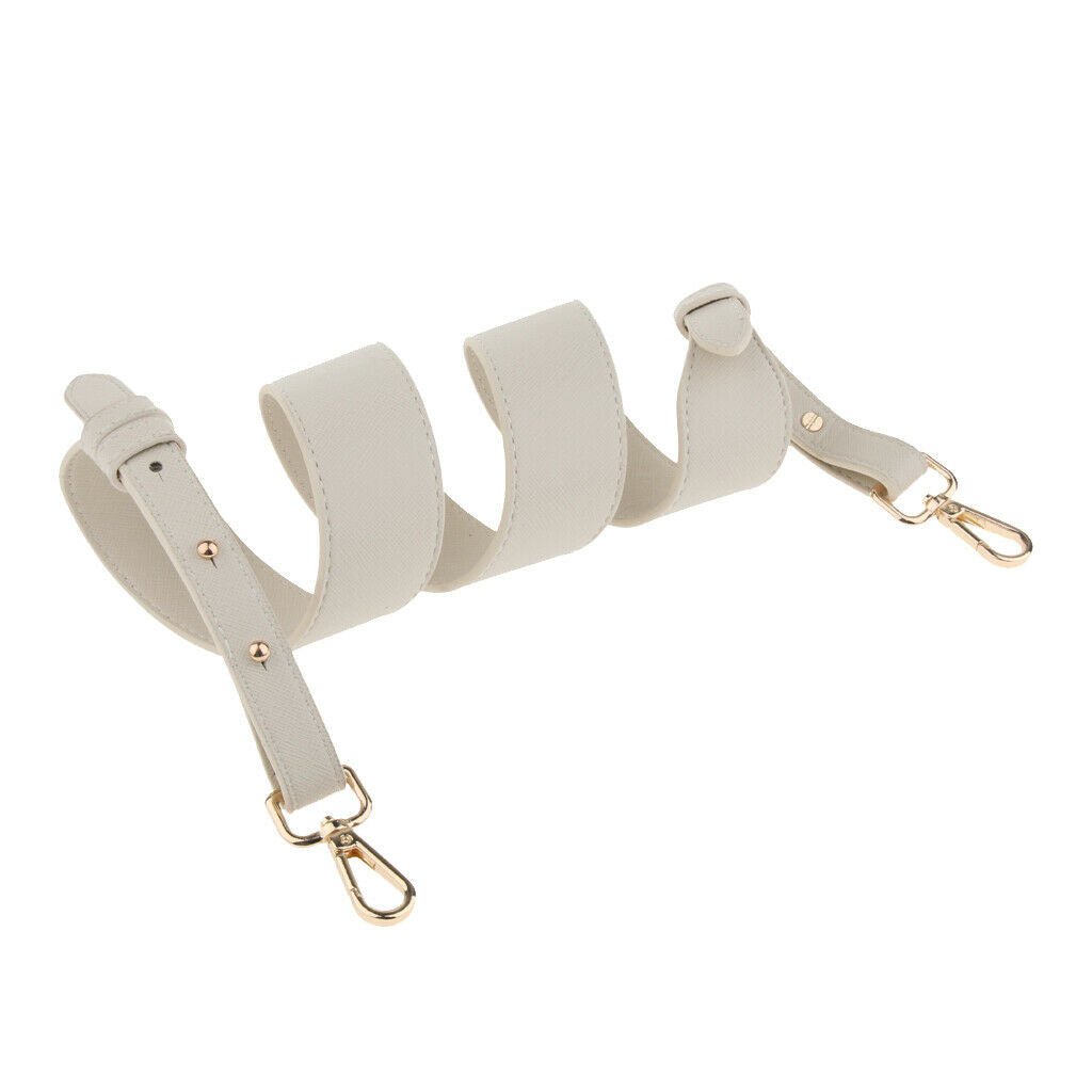 2x 4cm Wide Purse Strap Replacement Leather Crossbody Bag Strap Handbag Belt