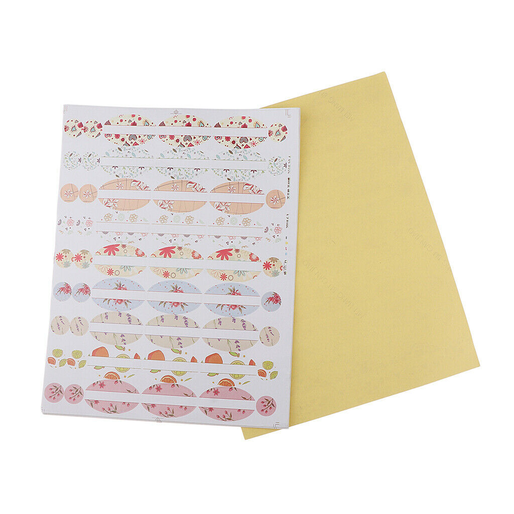 10 Sheets of Essential Oil Labels / Aromatherapy Labels PVC Adhesive Label
