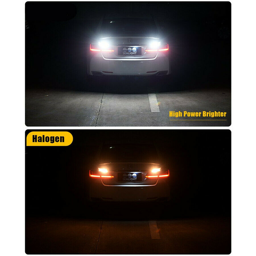 2x White T15 3030 24SMD Error Free LED Bulbs Reverse Backup Turn Signal Light