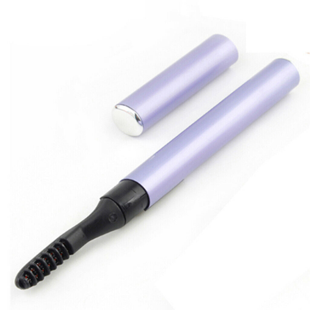 Heated Electric Eyelash Curler Curling Comb Wand Eyelash Extension Tool