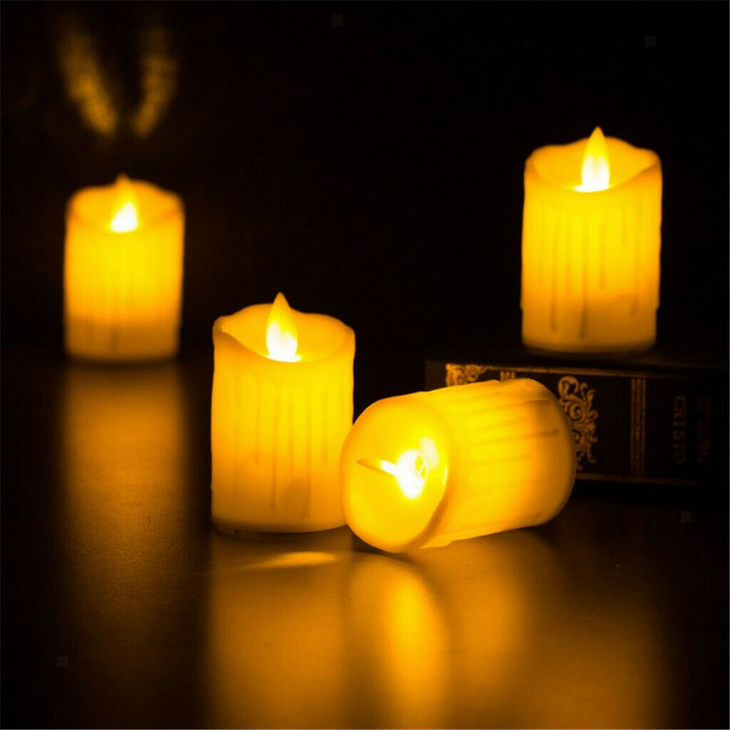 5pack Electric LED Tea Lights LED Electric Candle Swing for Dating Christmas