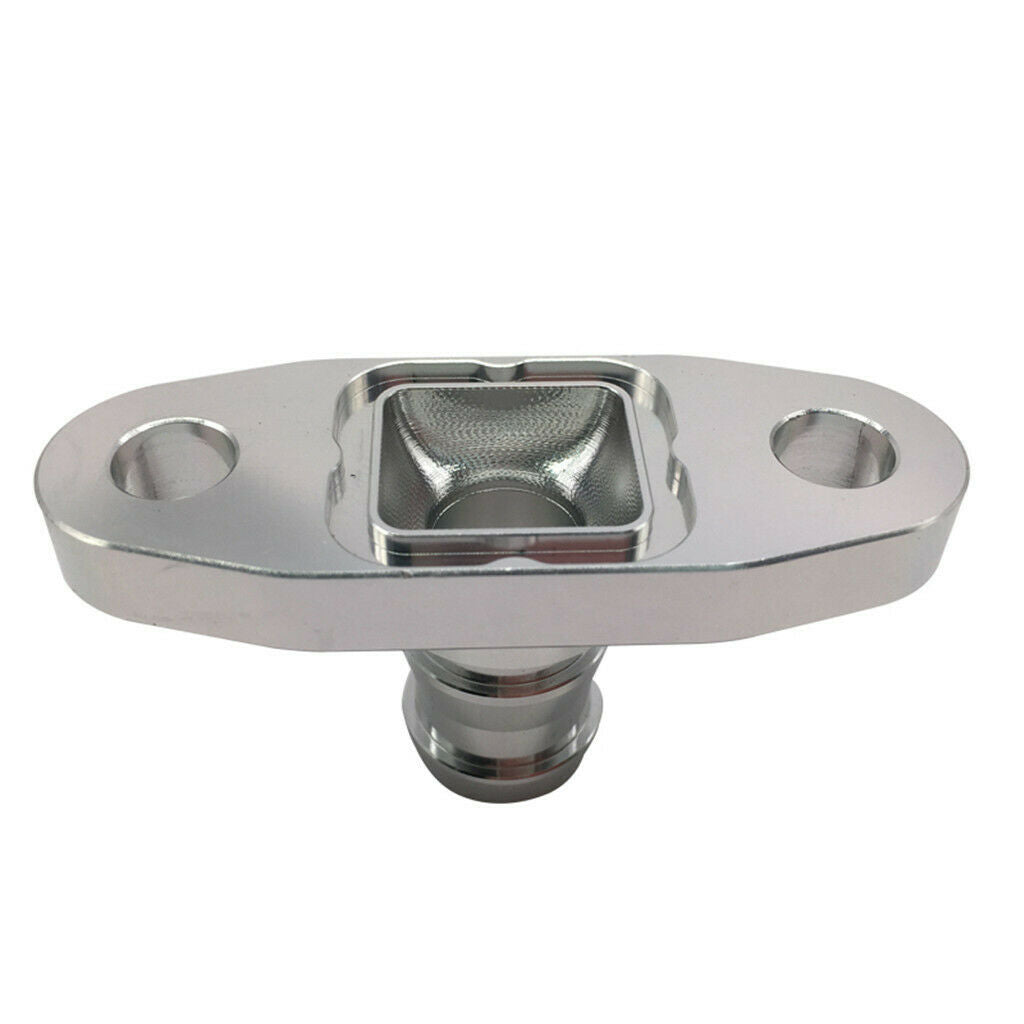 18mm Barb Garrett T3 T4 T04B Billet Aluminum Turbo Oil Drain Return Flange