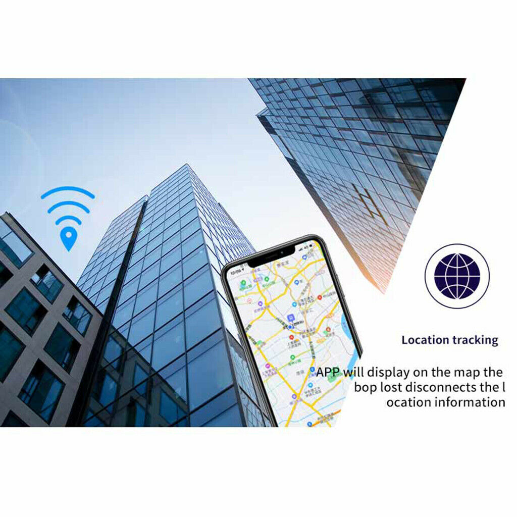 Anti-Lost Key Finder Location Tracker with App Phone Number for Wallet
