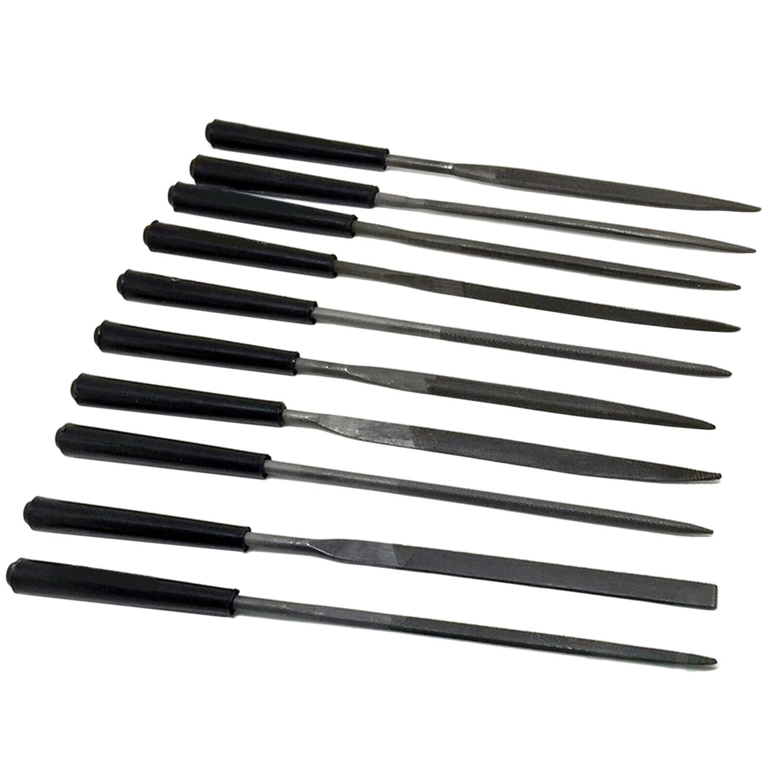 10 PCS Diamond  File Set for Guitar Frets Nut Soft Metal Wood And Plastic
