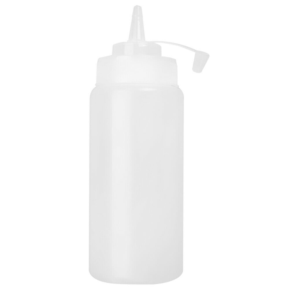 Plastic Squeezable Bottles for Ketchup, Barbecue, Sauce, Syrup, and Condiments