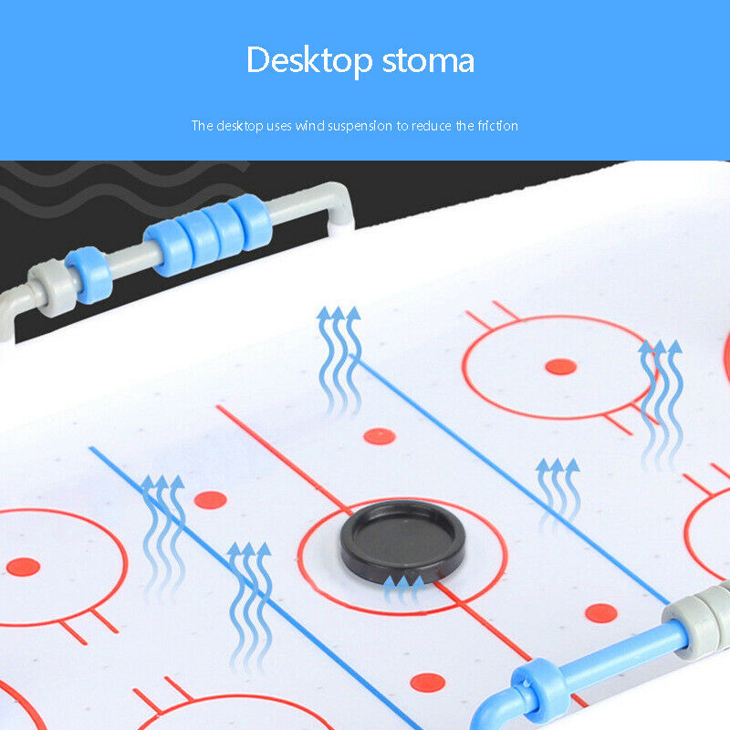 Tabletop Air Hockey Table Mini Arcade Air Table Top Game for Kids, Teens, anJ3Y6