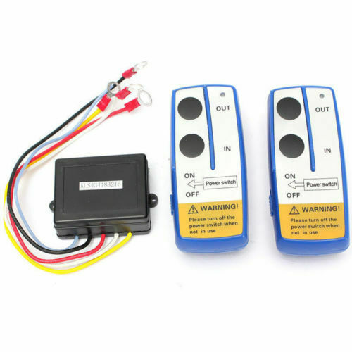 Sans Fil Treuil Ã‰lectrique 12V Dc TÃ©lÃ©commande CombinÃ© pour Camion Atv S220
