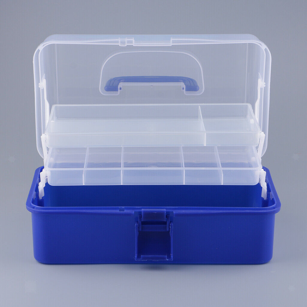 Multi Purpose Plastic Art Supply Tool Box Hobby Craft Storage Case Container