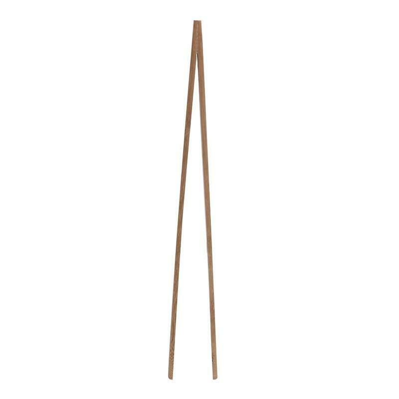 Angled Reptile Feeding Tongs Tweezers 28cm Bamboo Eco-Friendly Feeding Tool New