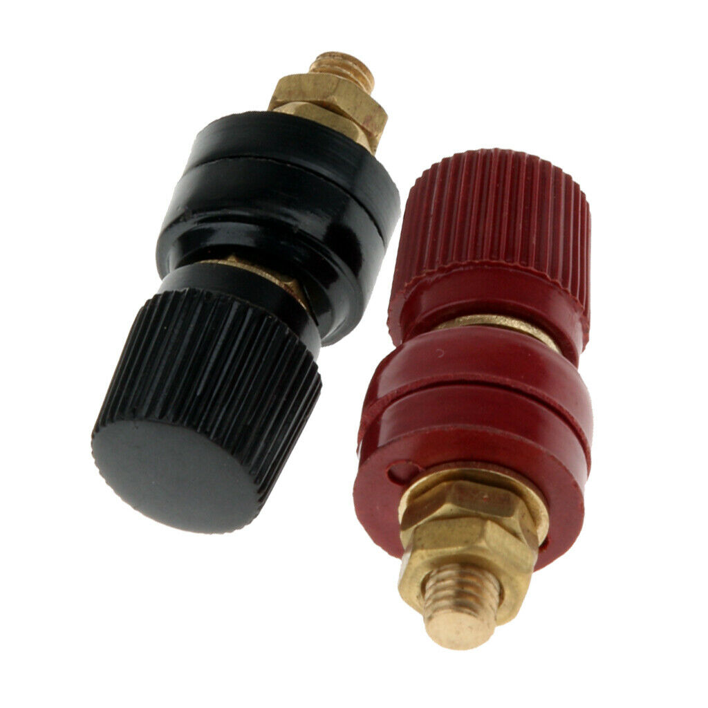 M6 200A Tie Terminal Solid Brass Wire Electrical Insulation