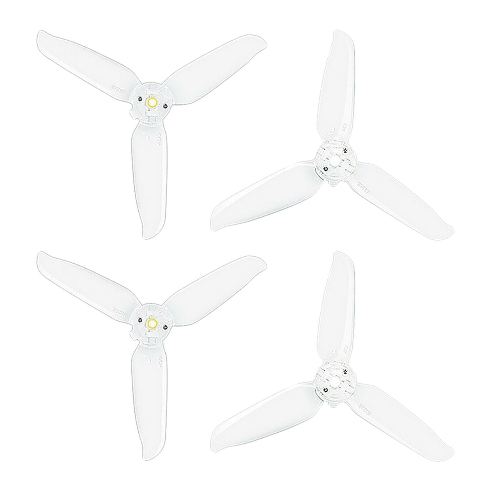 4Pack Clear Low-Noise Propellers Props Blade for DJI FPV Combo RC Drone DIY
