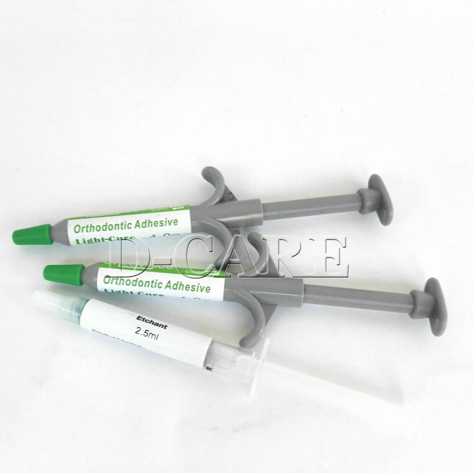 Dental Orthodontic Adhesive Paste Syringes 4.0g Primer Bottle 8.0ml Green Glue