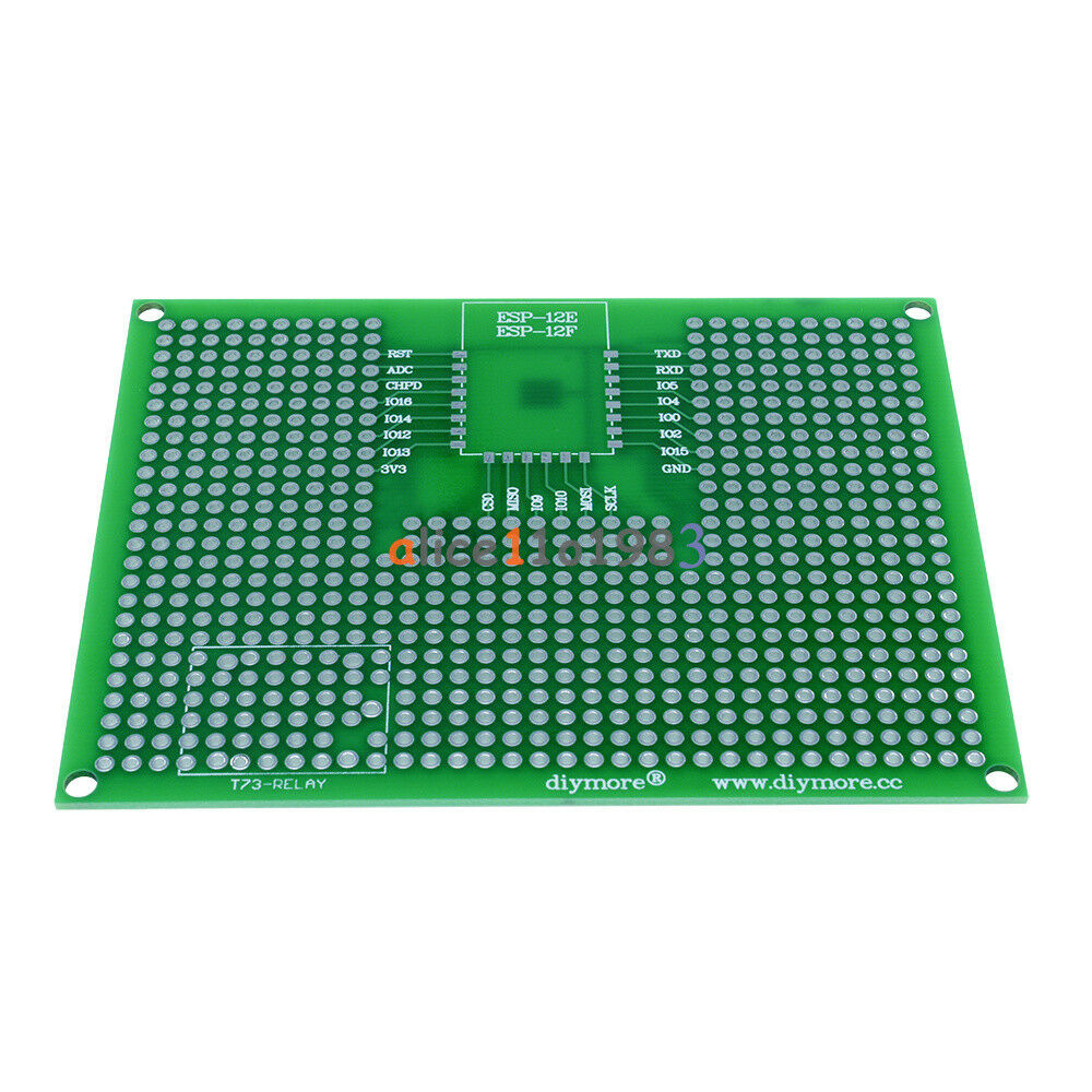 7X9CM Prototype PCB Breadboard For ESP8266 ESP-12E ESP-12F ESP32 ESP-32S Relay