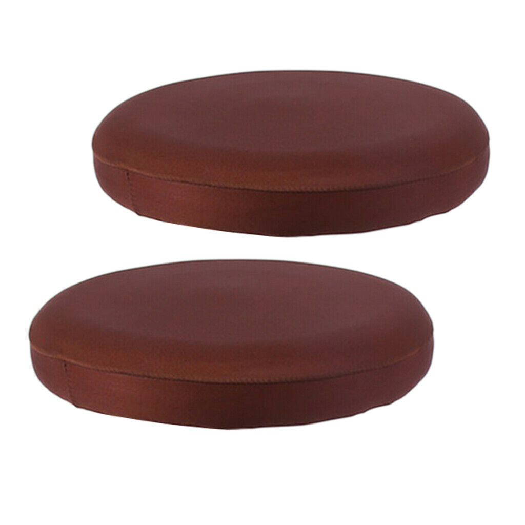 2Pcs Bar Stool Covers Round Chair Seat Cover Protector Slipcovers