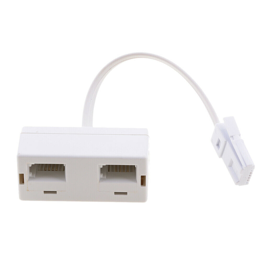 10Pcs BT Telephone Modem Extension Cable Wire Male to Female UK RJ11 Splitter