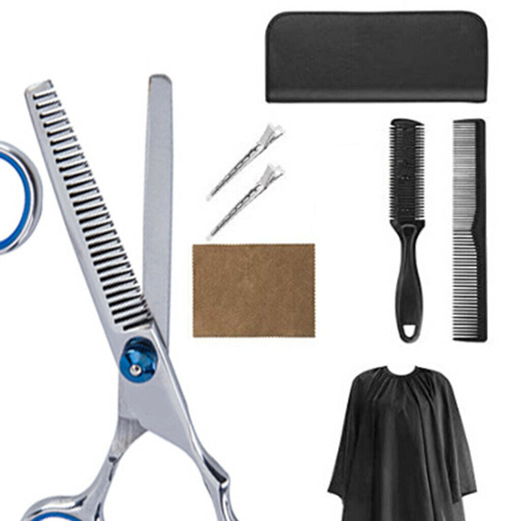Hairdressing 6" Thinning Shears Scissors Hair Cutting Capes Salon Tools