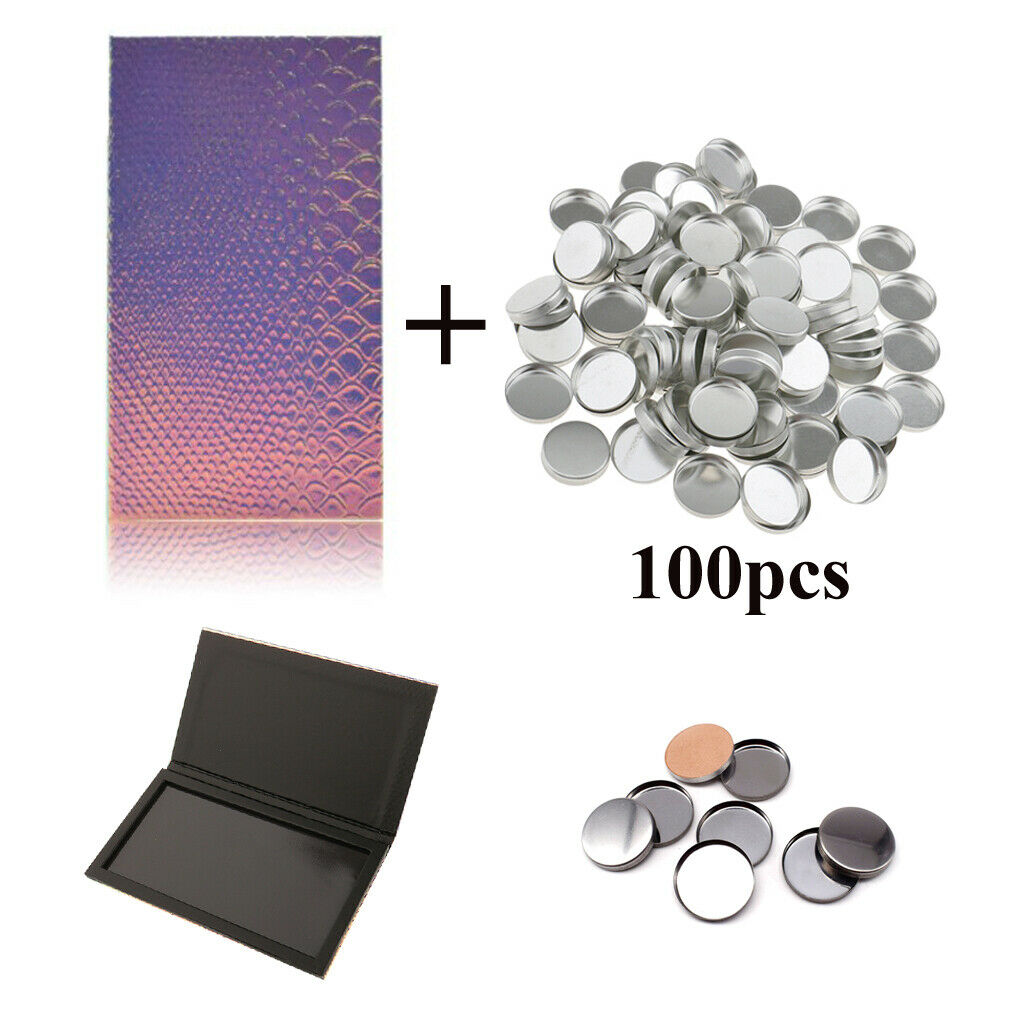 Magnetic Makeup Palette with Pans Tins Set, 100 Pans for Long Time Use
