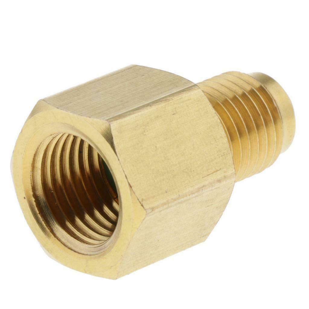 New Solid Brass Nitrogen Regulator Adapter Replacement for Vacuum Pump