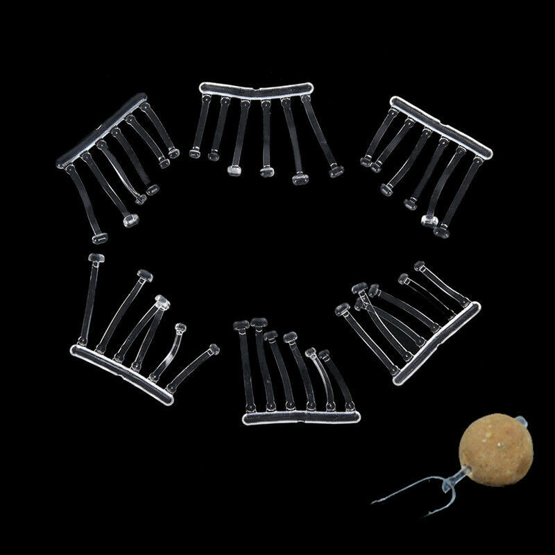 10Set=60PCS Carp Fishing Boilie Insert Hair Rig Fishing Bait Stop AccessorieBDA