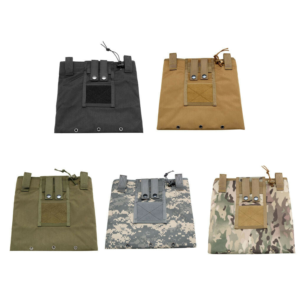 Camping Hunting Molle Magazine Dump Drop Pouch Compact Bag black