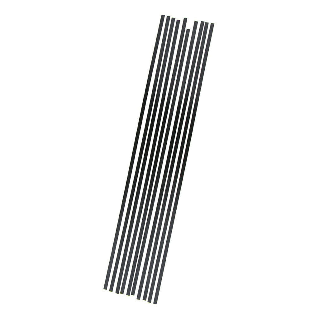 10 Pieces Guitar Fingerboard Fretboard Binding Purfling Strips Black