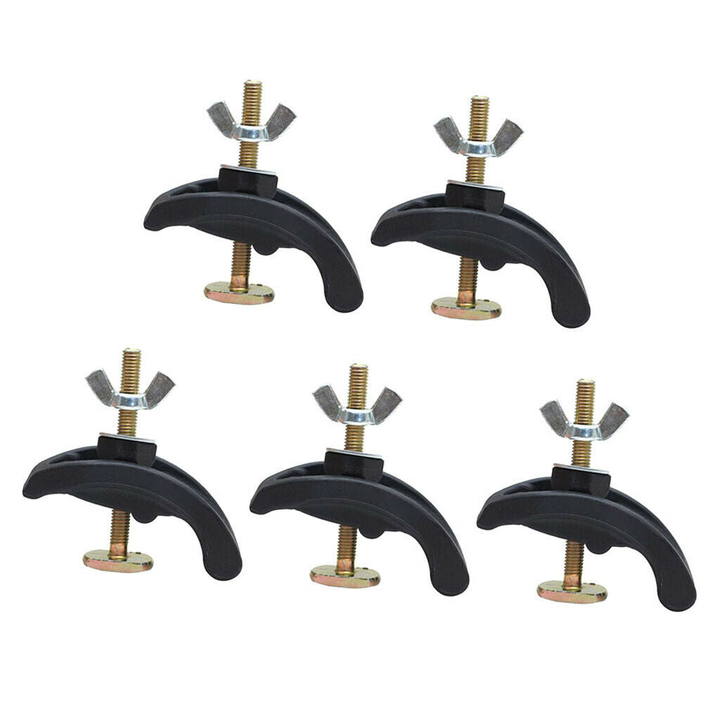 5Pcs Milling Nylon Press Plate Clamp Hold Down Fastening Platen Router 8cm