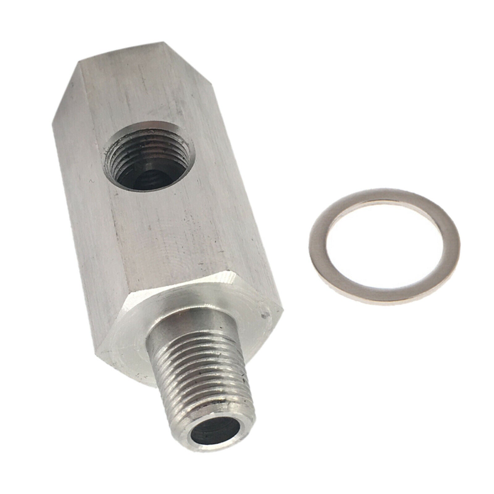1/8" Oil Pressure Sensor Tee BSPT Professional with Washer for NPT Adapter
