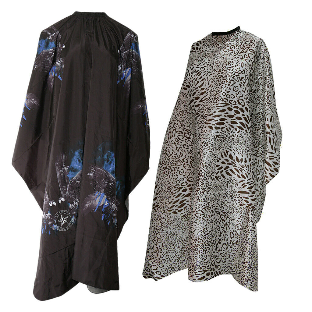 2 Pieces Washable Hair Cutting Capes Gowns Barber Gown Apron Hair Dyeing