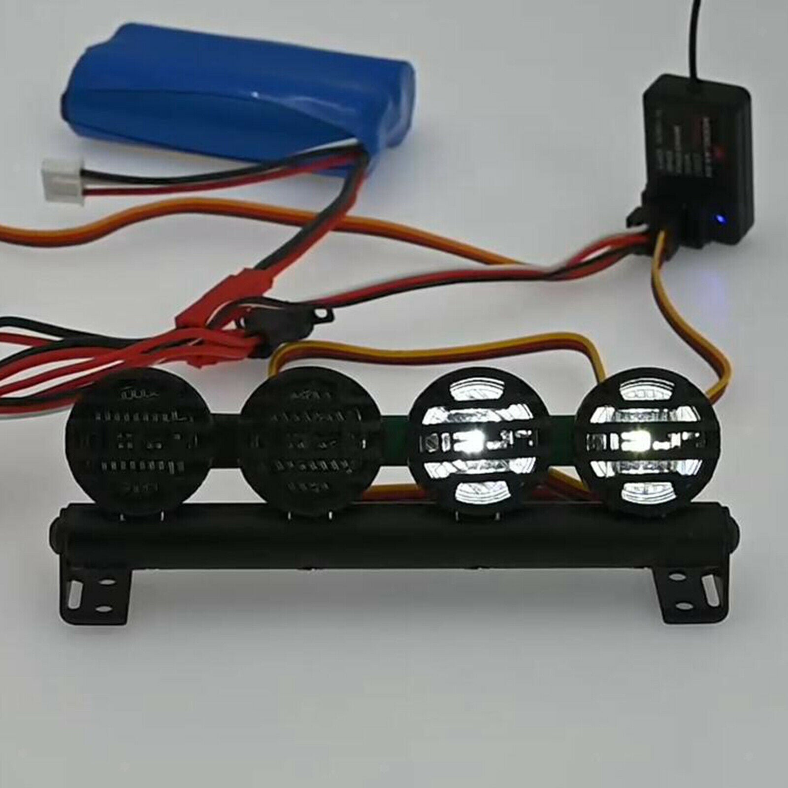 4LED Roof Light Flashing Light for 1/12 RC Car MN90 MN90K MN45 B14 Upgardes