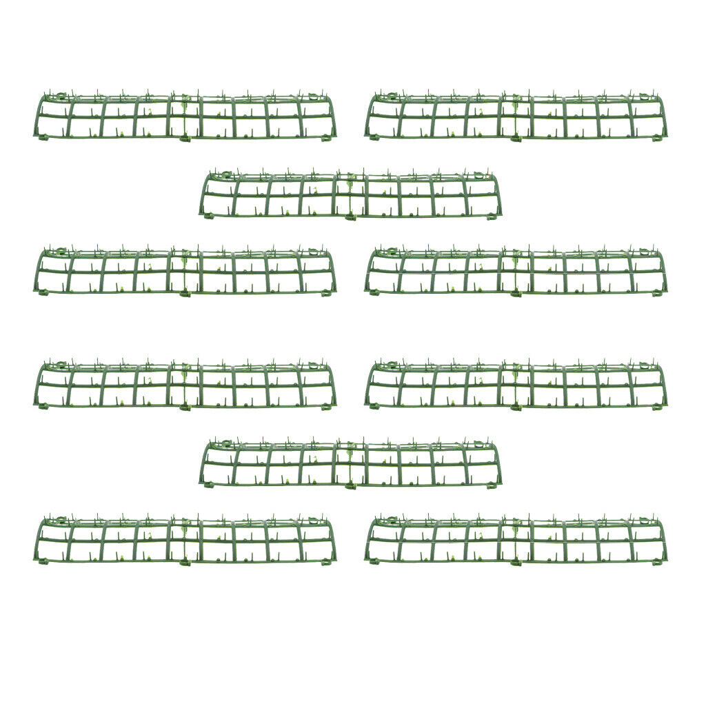 10Pcs Artificial Flower Wall Plastic Panels For D.I.Y Wedding Background