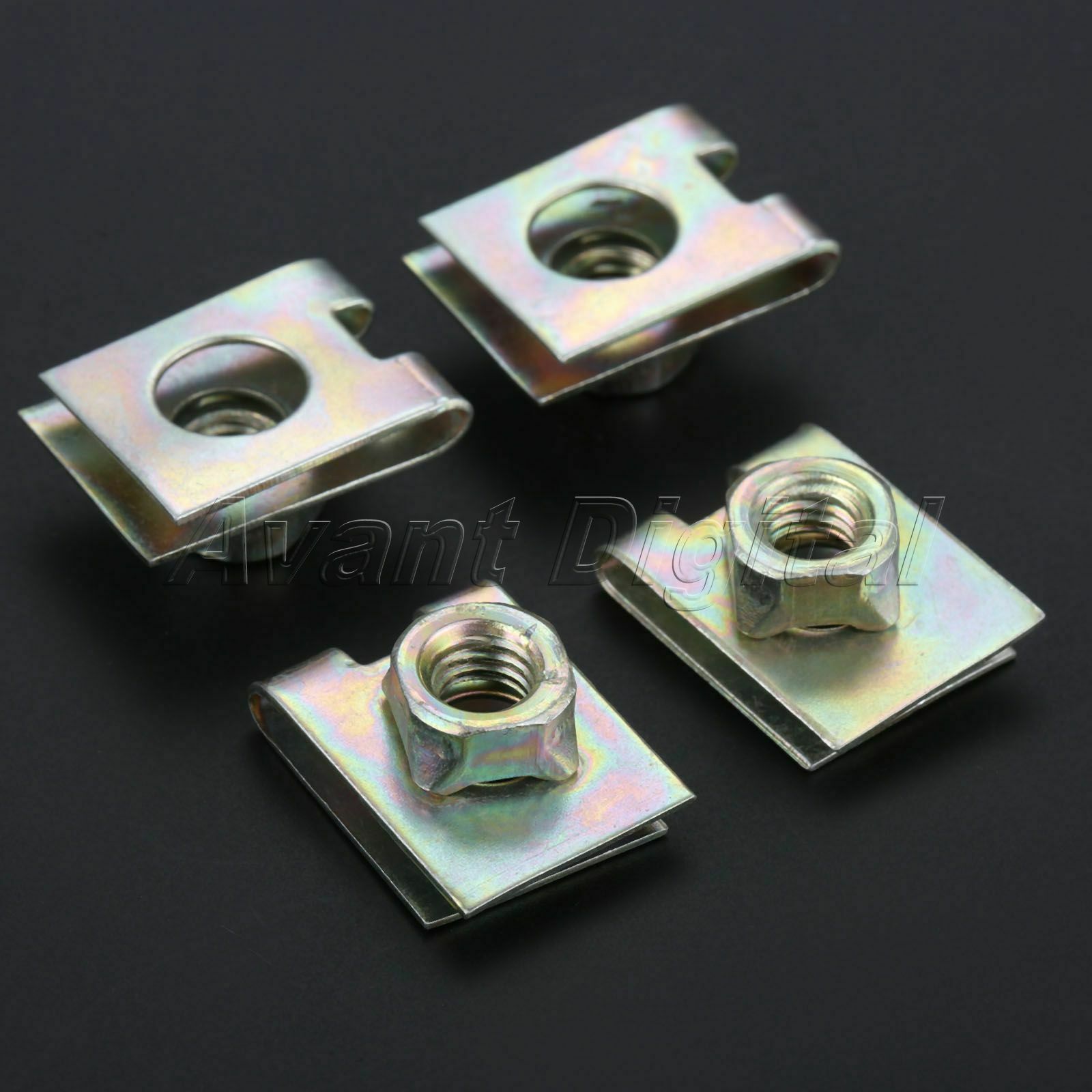 Wholesale 20Pcs Car Nuts Speed Clips-U 22x16mm Fasteners Retaining Rivets Metal