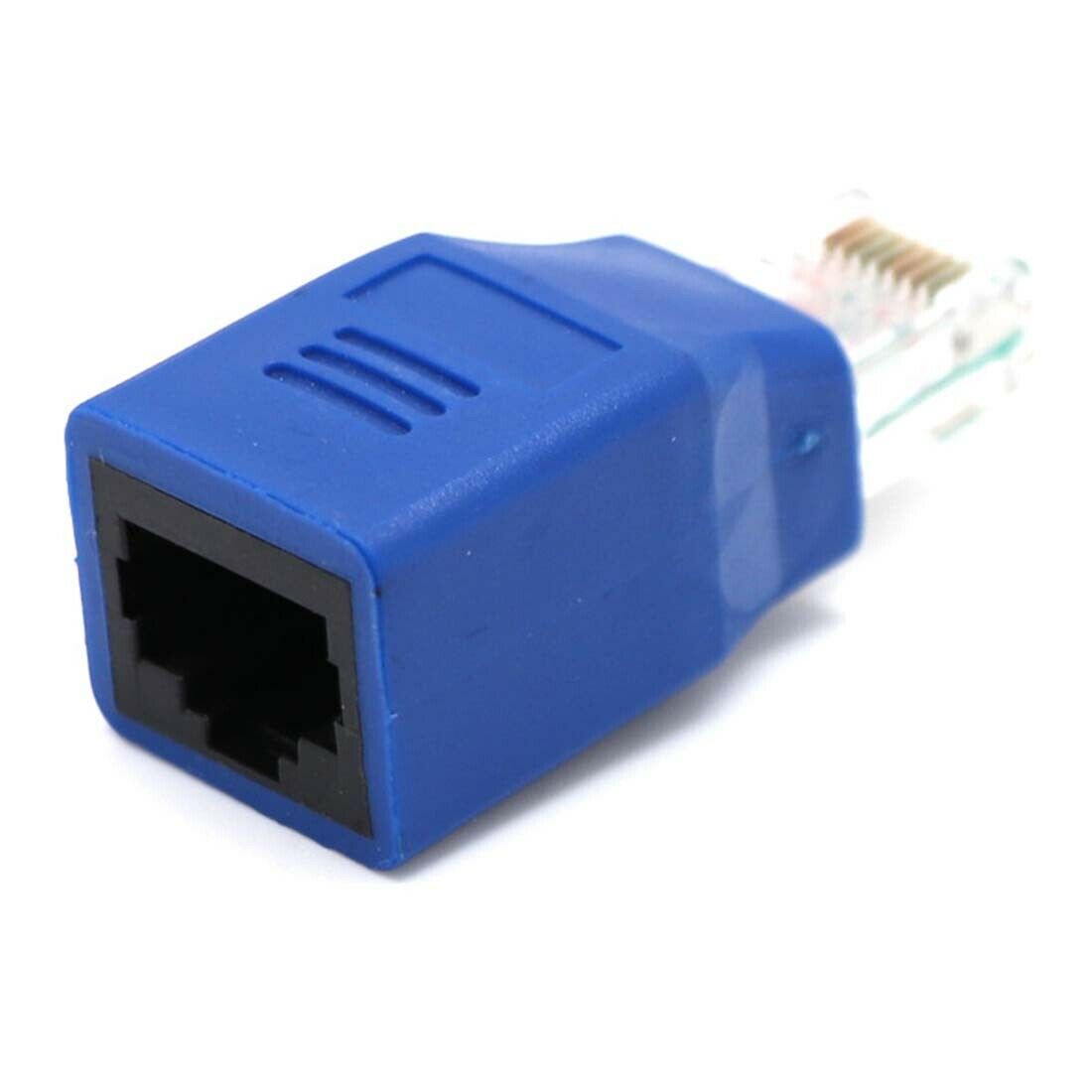 Connected Crossover Cable RJ45 M/F Adapter Male to Female L2R9