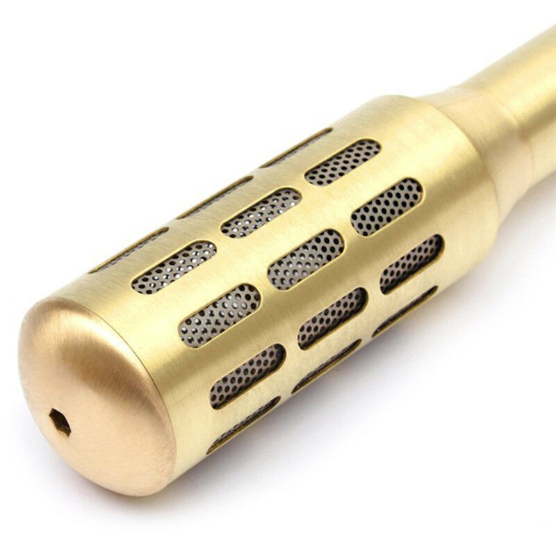 Big Copper Moxa Roller Stick Brass Moxibustion Massage Burner Improve Blood TH