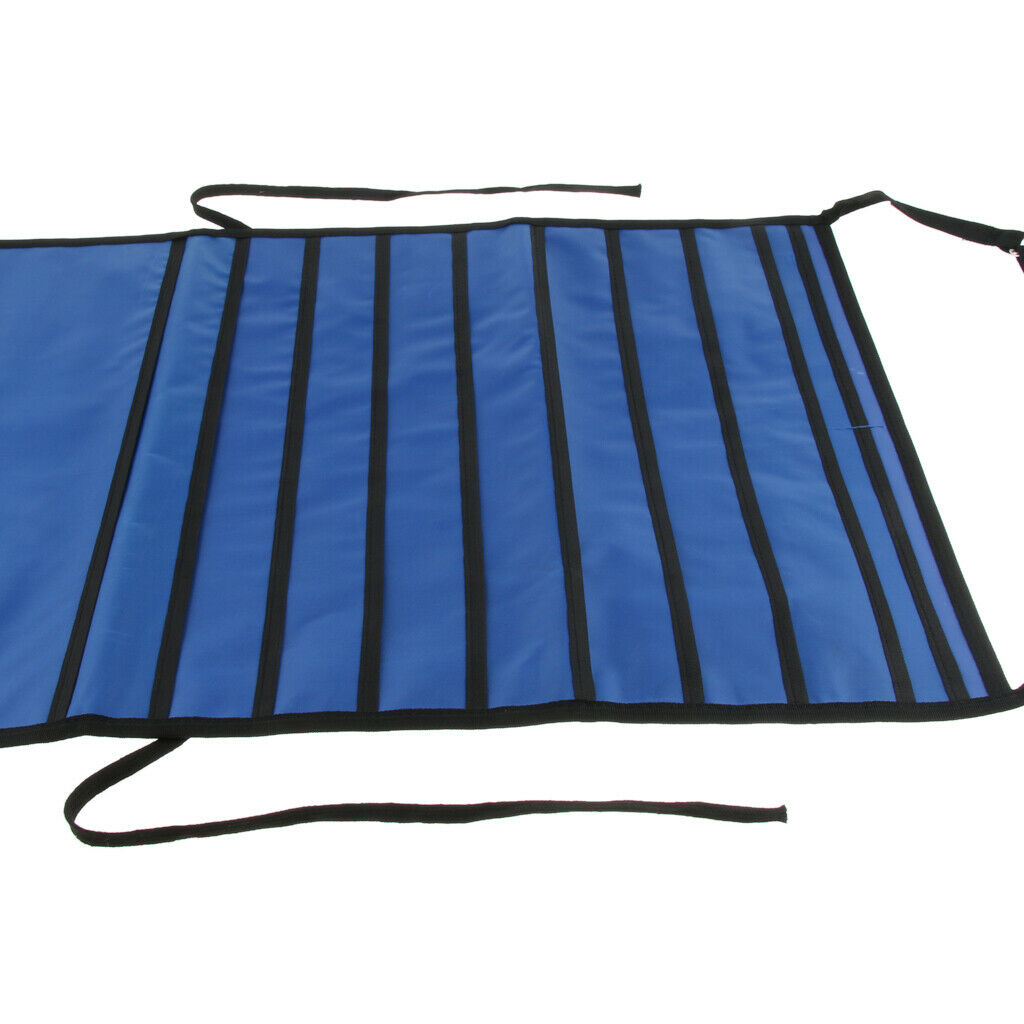 Desk Pocket Organizer Bedside Storage Bag Oxford Cloth Book Student Blue