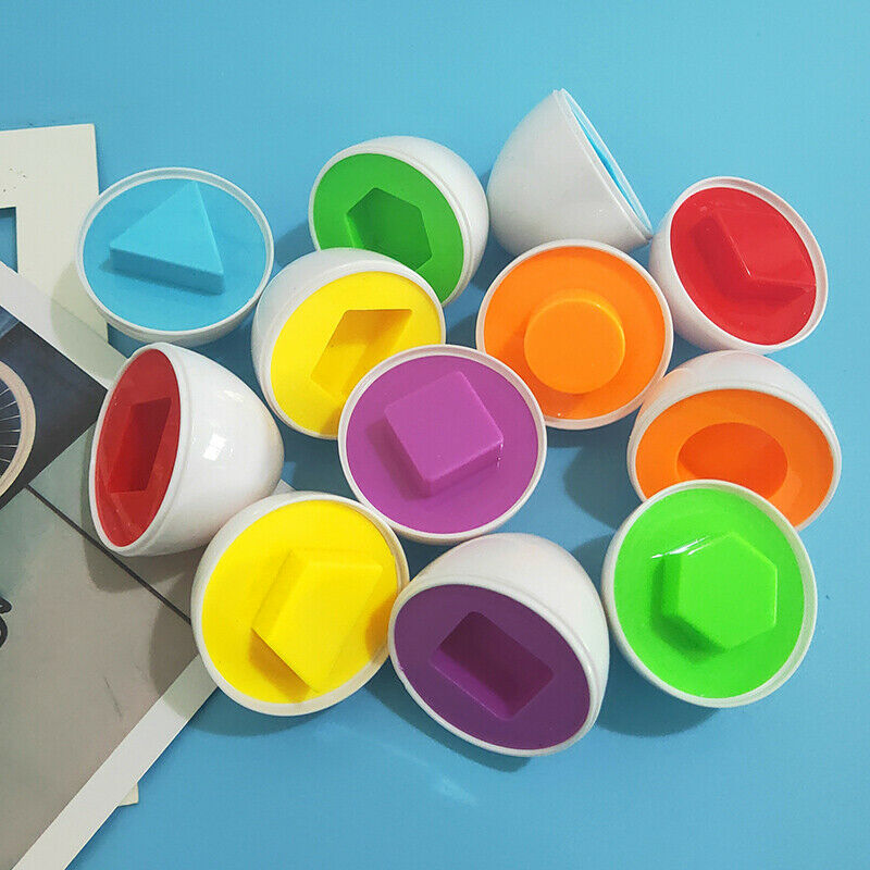 Infant Shape Matching Eggs Educational Toys Children Color Shape Recogniz.l8