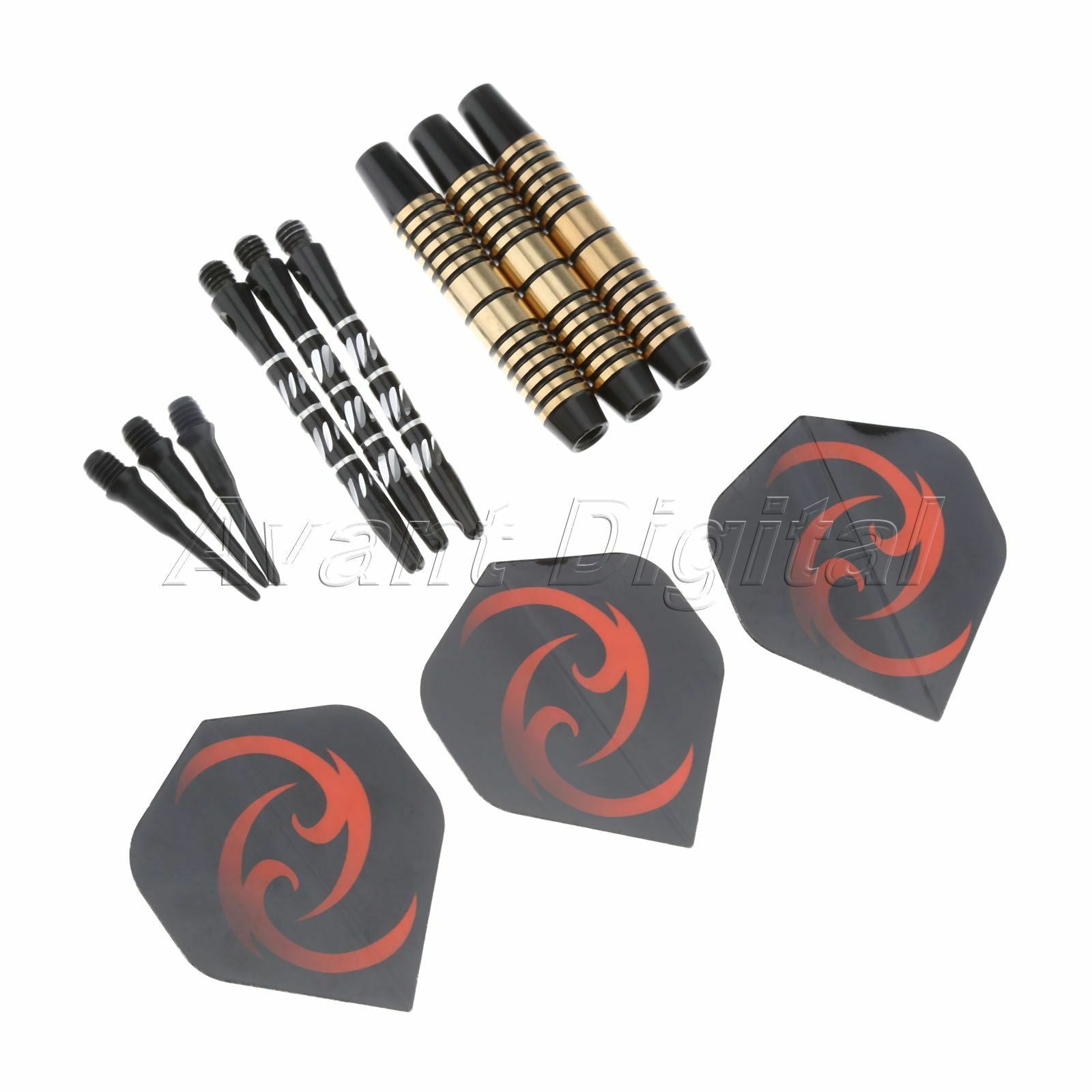 3 Pcs Of Plastic Soft Tip Darts Brass Barrel 18 Grams For Electronic Dartboard