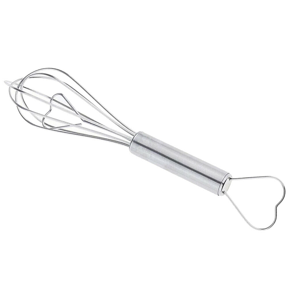 Stainless Steels Egg Beater Whisk Heart shape Wedding Party Favor Gift
