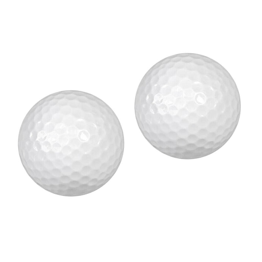Prettyia   2Pcs   Practice   Golf   Ball   Sports   Outdoor   Indoor   Golf