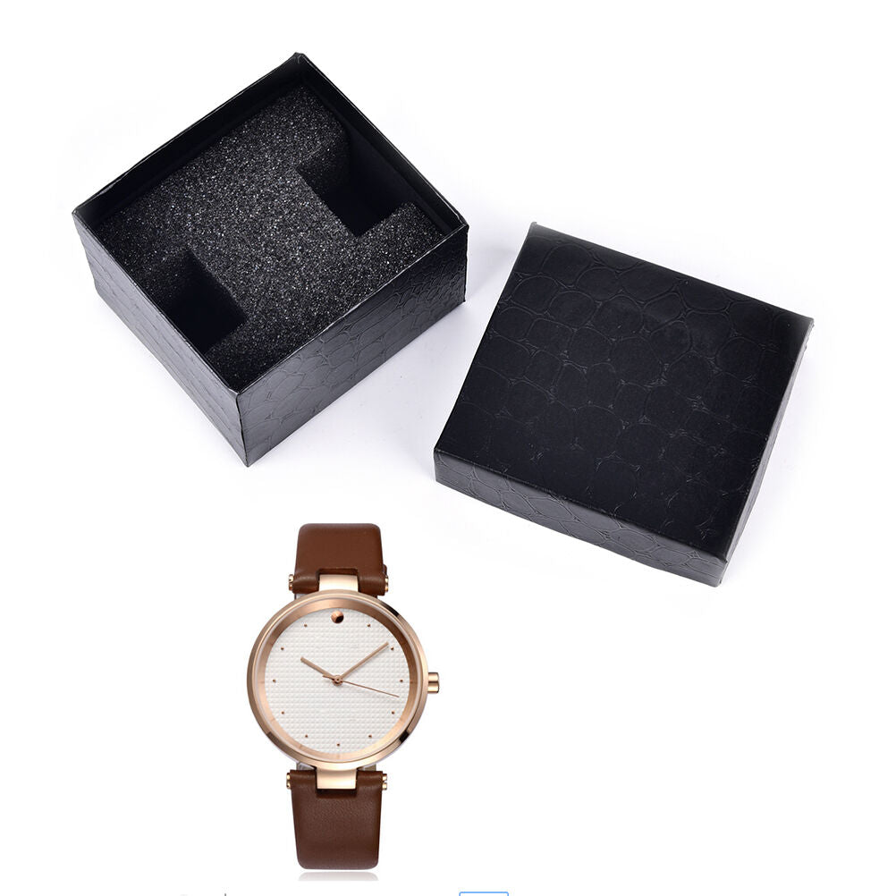 Black PU Noble Durable Present Gift Box Case For Bracelet Jewelry Watc.l8