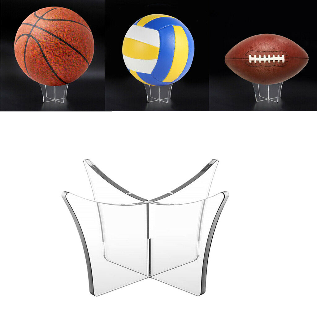 Acrylic Stand Basketball Volleyball Football Rugby Soccer Holder Support