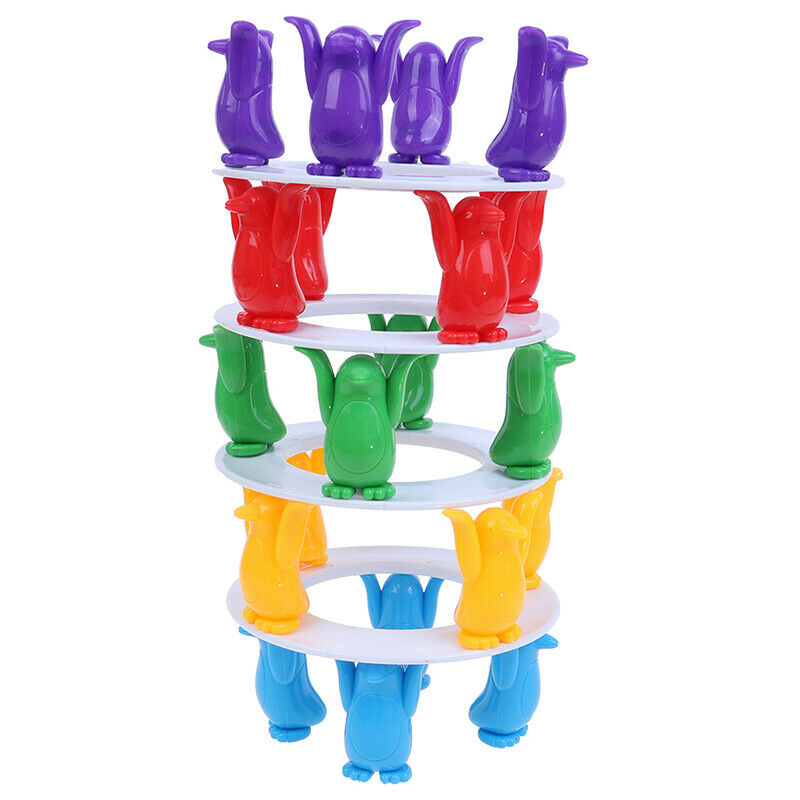 Penguin Tower Collapse Game Challenge Game Crash Tower Stacking Towering Pen_DD
