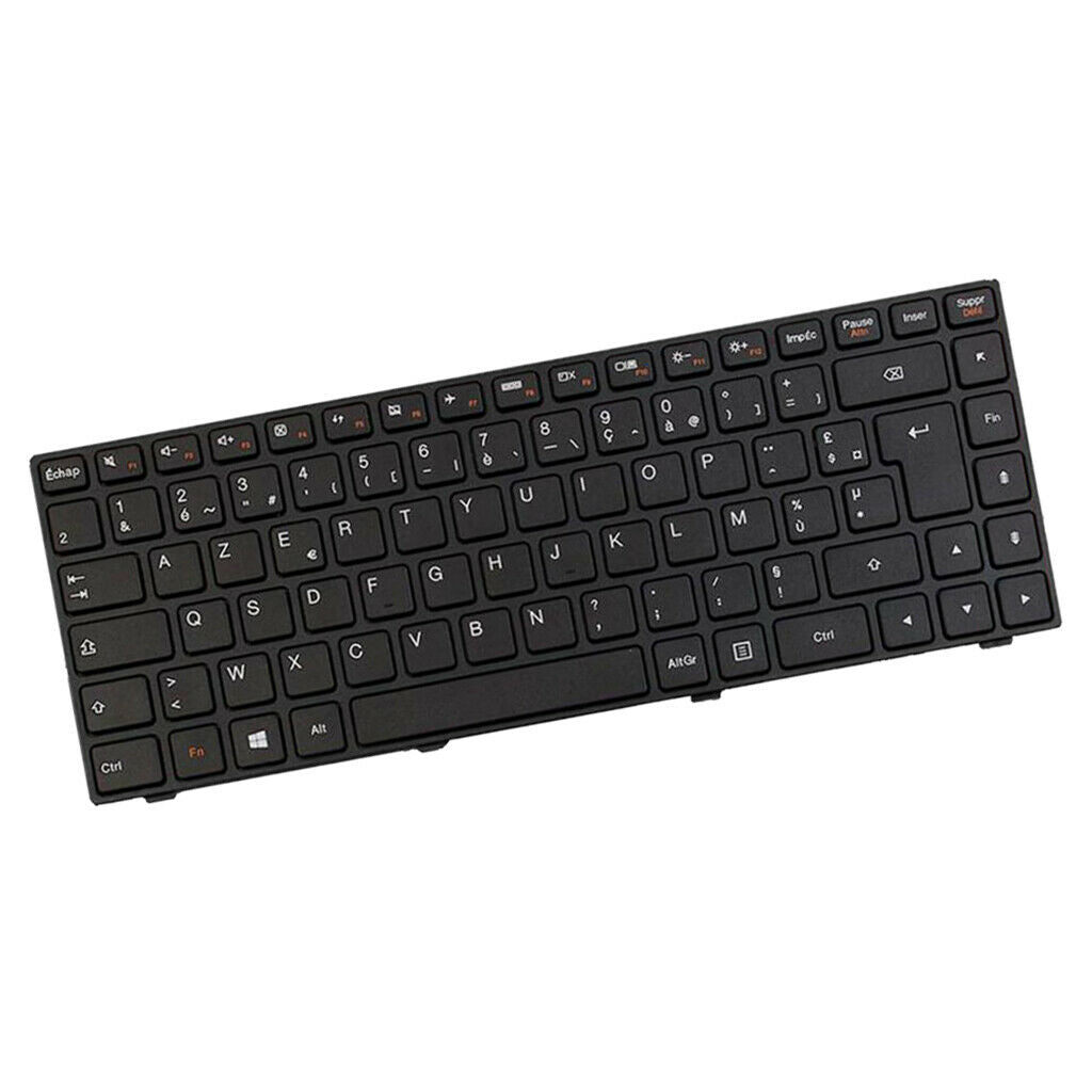 Laptop Keyboard FR Layout Compatible for Lenovo IdeaPad 100-14IBY Black