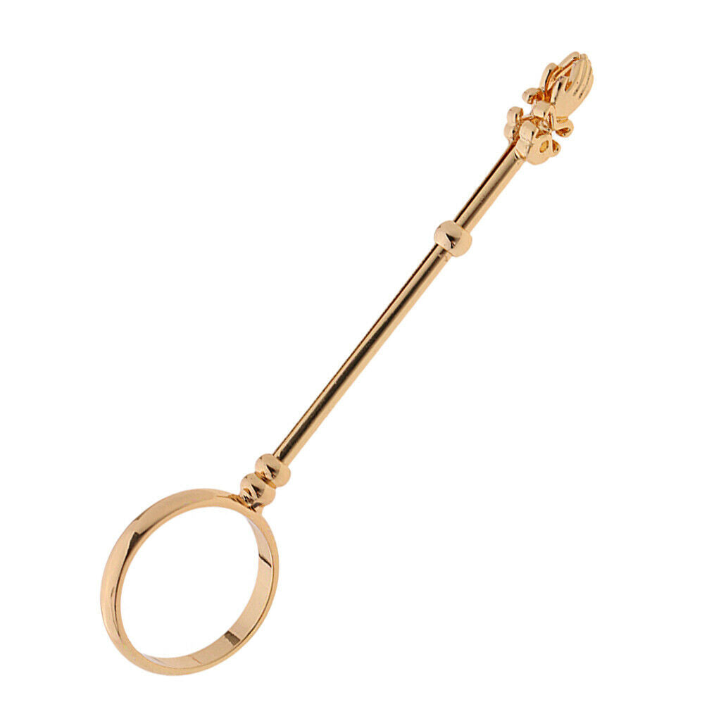 Cigarettes Finger Stands Rack Ring for Smoking Accs Golden M Size 17mm