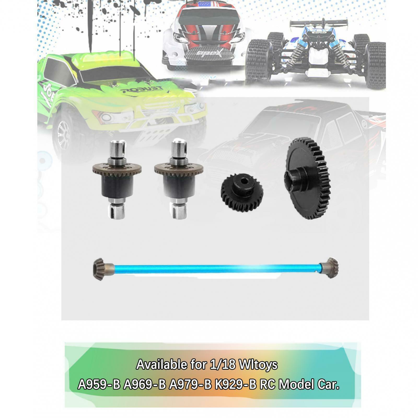 1 Set for Wltoys A959-B 1:18 Upgrade RC Car Gear Set Parts Accessories