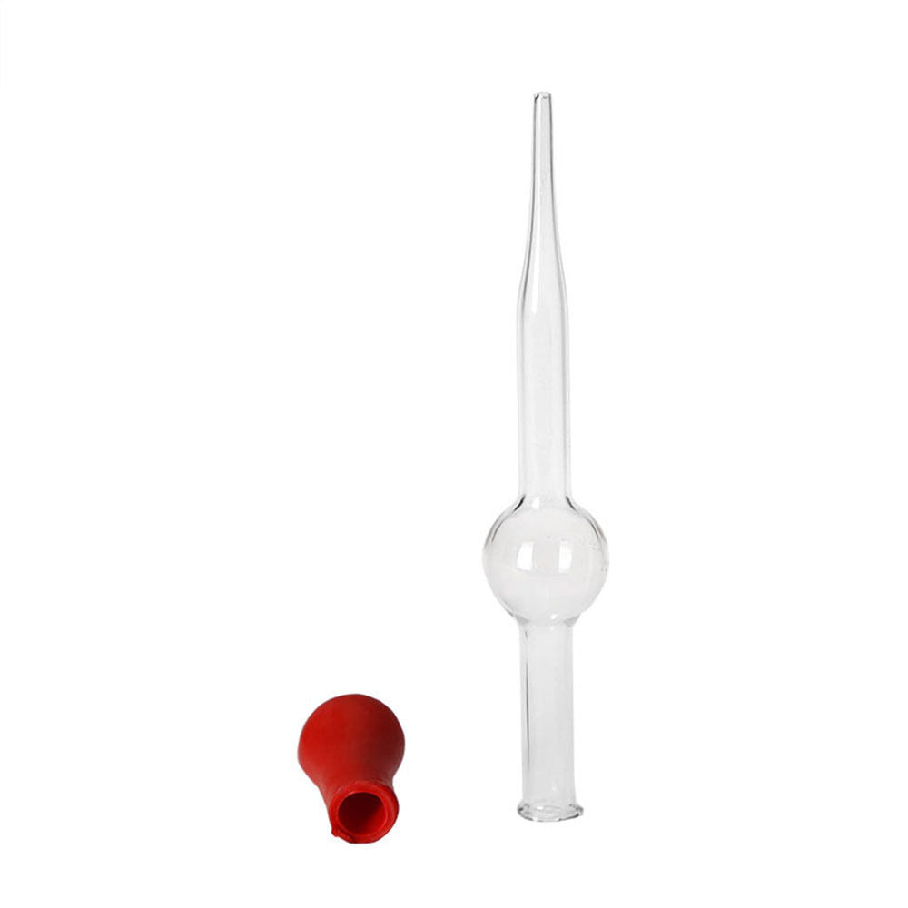 10xRubber Head Glass Dropper Graduated Line Liquid Transfer Pipette Lab Supplies
