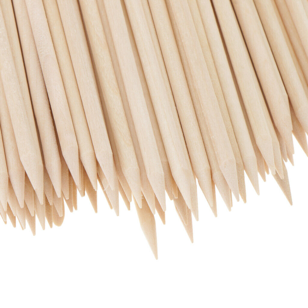 100 pieces wooden sticks nail tool manicure nail art rosewood chopsticks