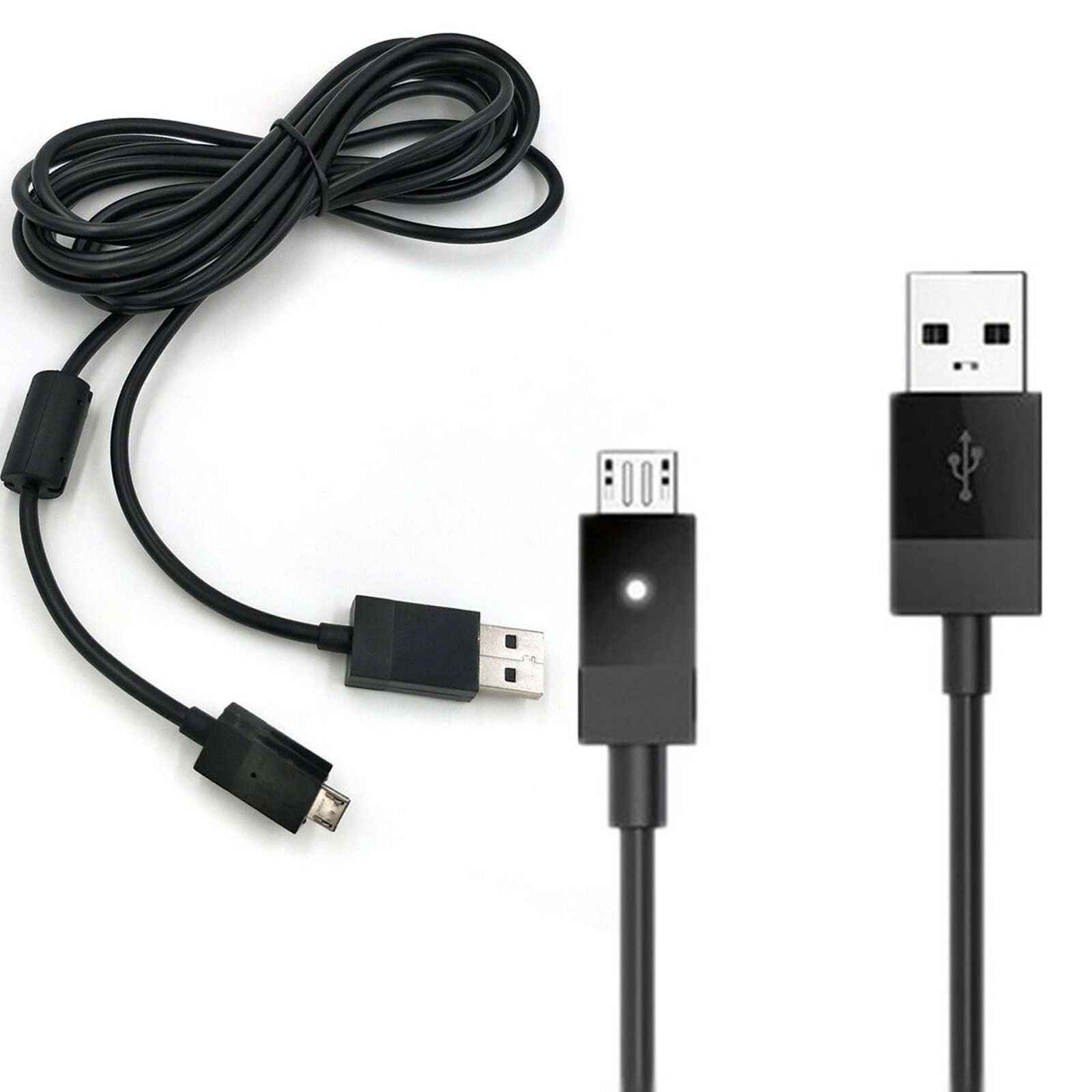9ft For PS4 Xbox One Controller Charge Cord Replacement Micro USB Charging Cable